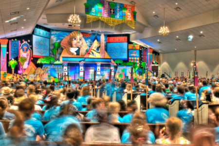 Crowd at The Egypt File VBS in 2009