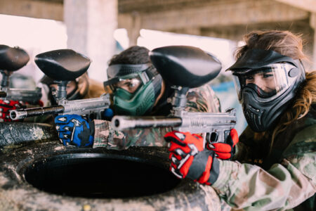 paintball players